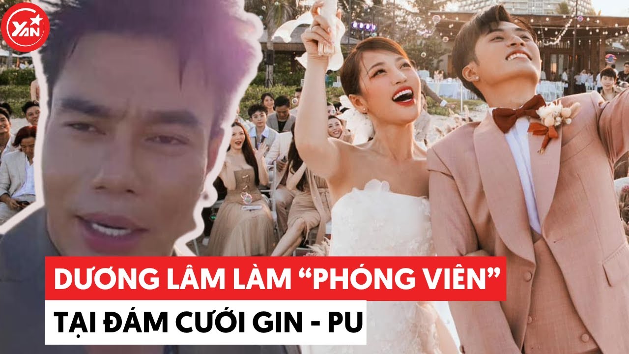 Lê Dương Bảo Lâm hoá "phóng viên" trong đám cưới Gin Tuấn Kiệt và Puka