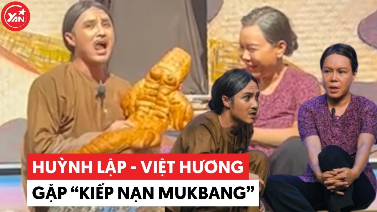 "Kiếp nạn mukbang" trên sân khấu của Huỳnh Lập - Việt Hương đến bao giờ mới kết thúc