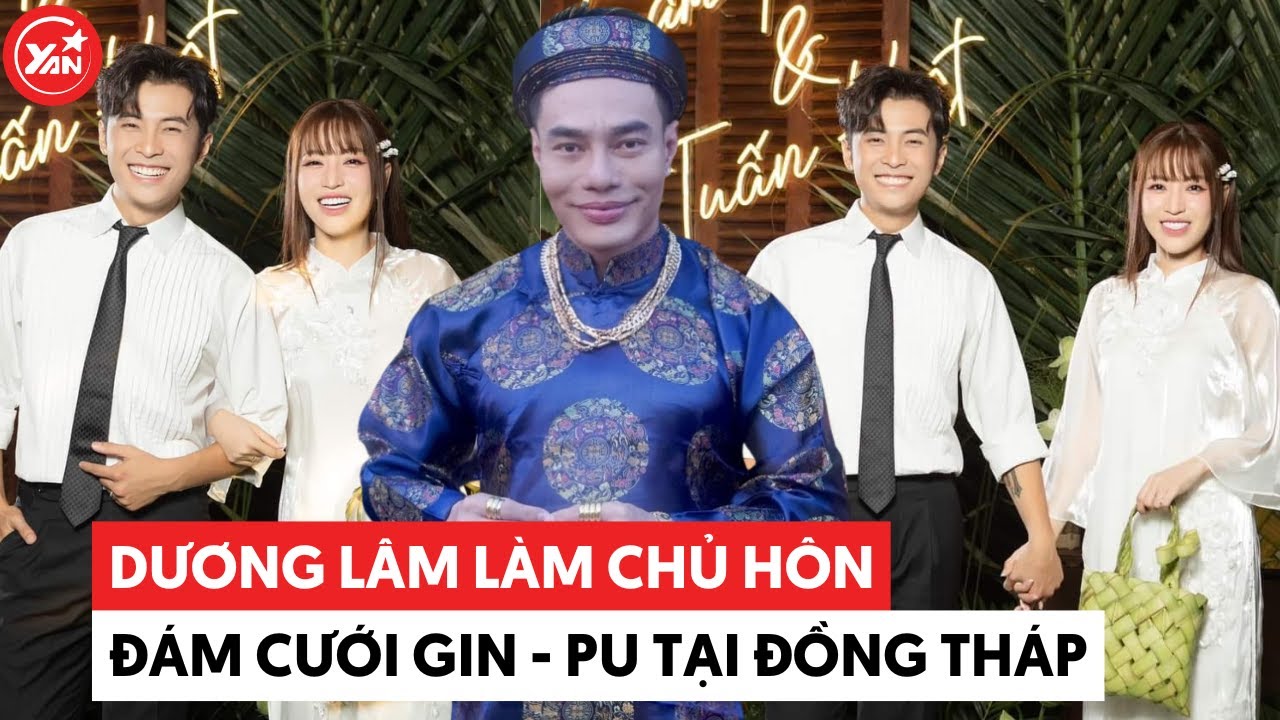 Lê Dương Bảo Lâm thế Trường Giang "làm chủ hôn" đám cưới Gin Tuấn Kiệt - Puka ở Đồng Tháp