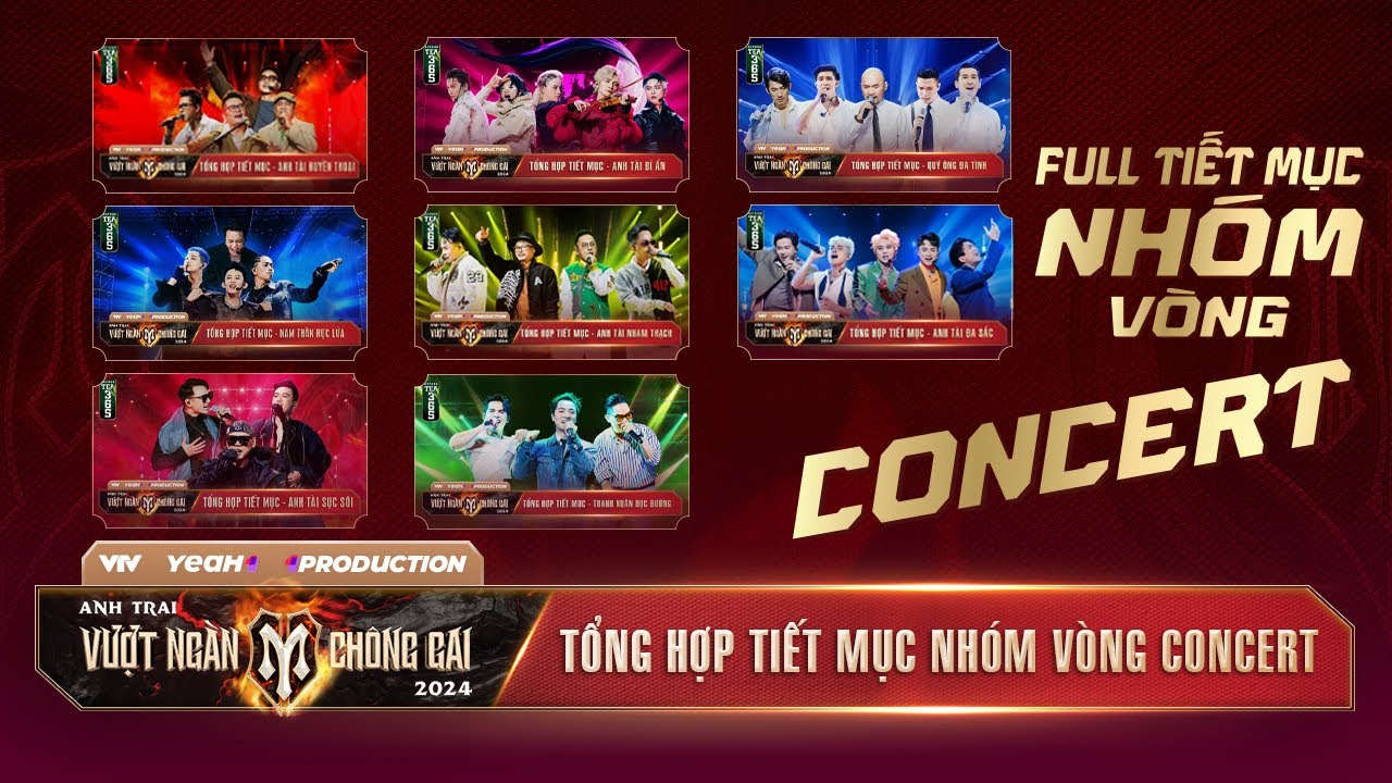 TỔNG HỢP CÁC TIẾT MỤC NHÓM VÒNG CONCERT | Đã Mắt Đã Tai Với Những Màn Trình Diễn Siêu Đỉnh