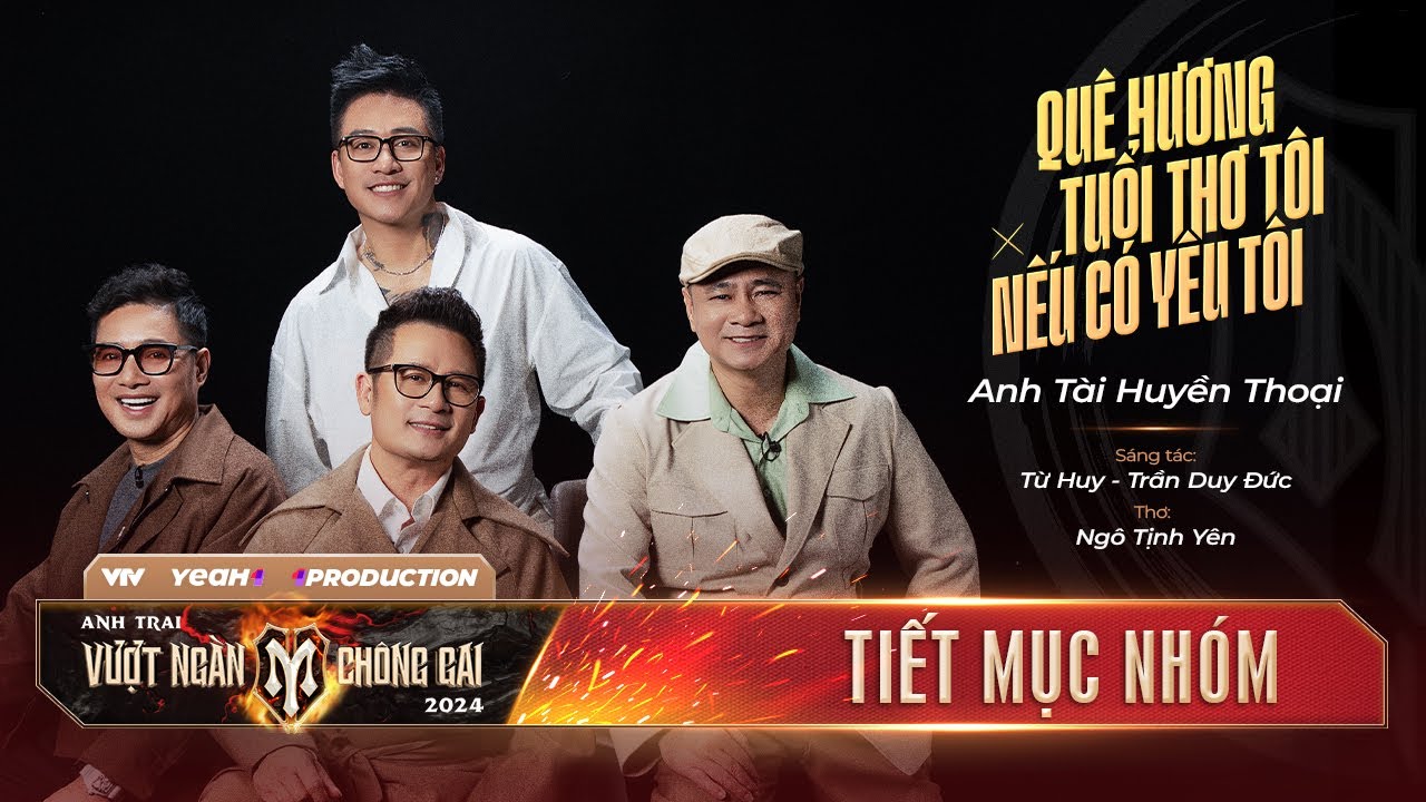 QUÊ HƯƠNG TUỔI THƠ TÔI, NẾU CÓ YÊU TÔI - Anh Tài Tự Long, Hồng Sơn, Bằng Kiều, Tuấn Hưng