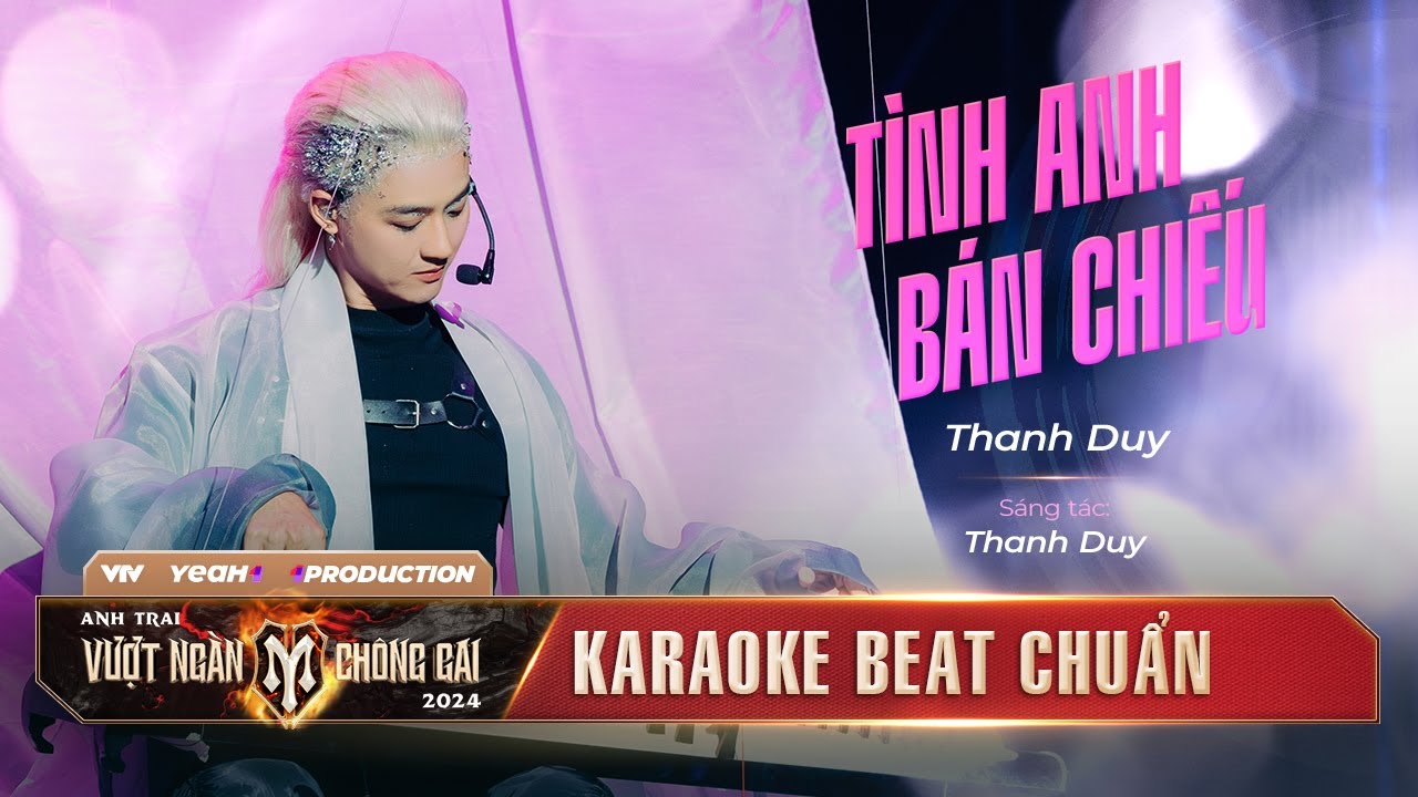 [ KARAOKE ] TÌNH ANH BÁN CHIẾU - ANH TÀI THANH DUY |Tang Tình Tang Tính Song Lang Nhịp Câu Tang Tính