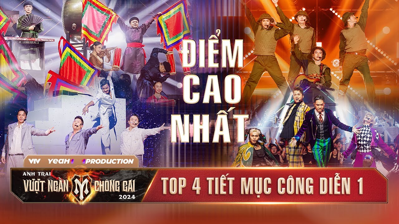 TOP 4 TIẾT MỤC CÔNG DIỄN 1 | NHỮNG TIẾC MỤC ĐỈNH CAO CHINH PHỤC CÁC BXH ÂM NHẠC | ANH TRAI 2024