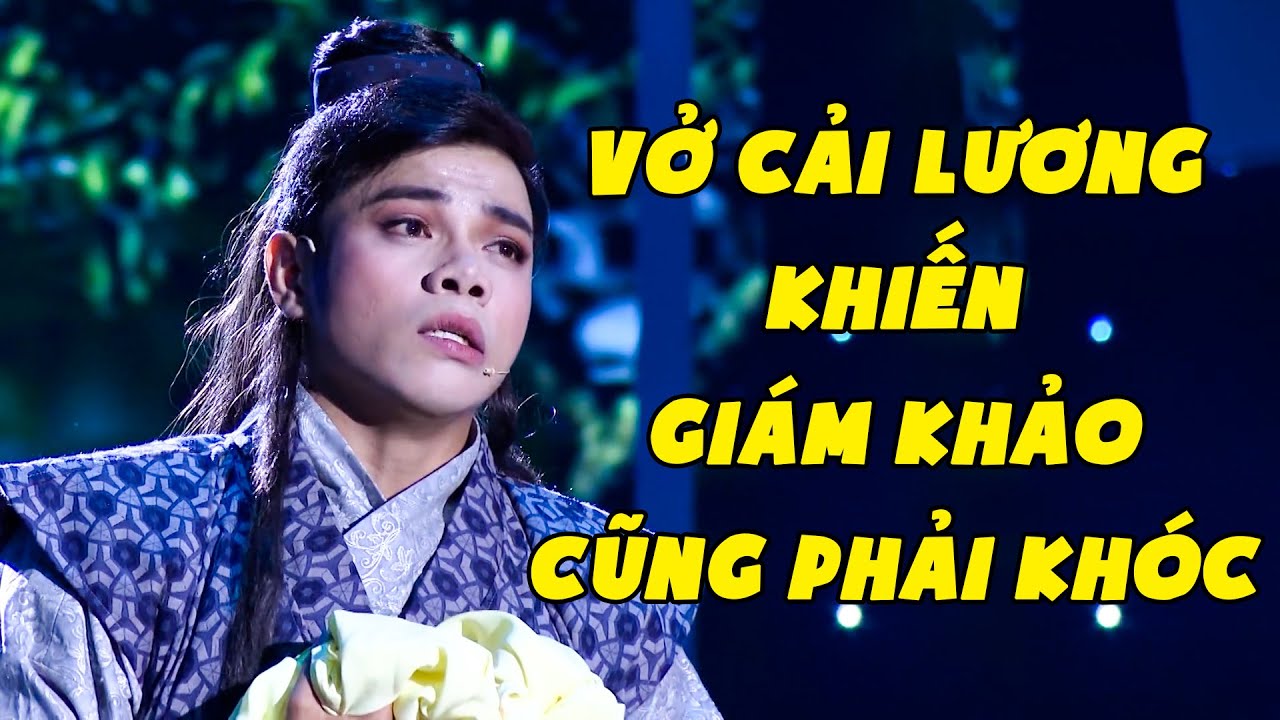 Giám Khảo Khóc Như Mưa Vì Nam Thí Sinh Vọng Cổ Vừa Hát Vừa Khóc Đến Đau Lòng | Yêu Ca Cổ THVL