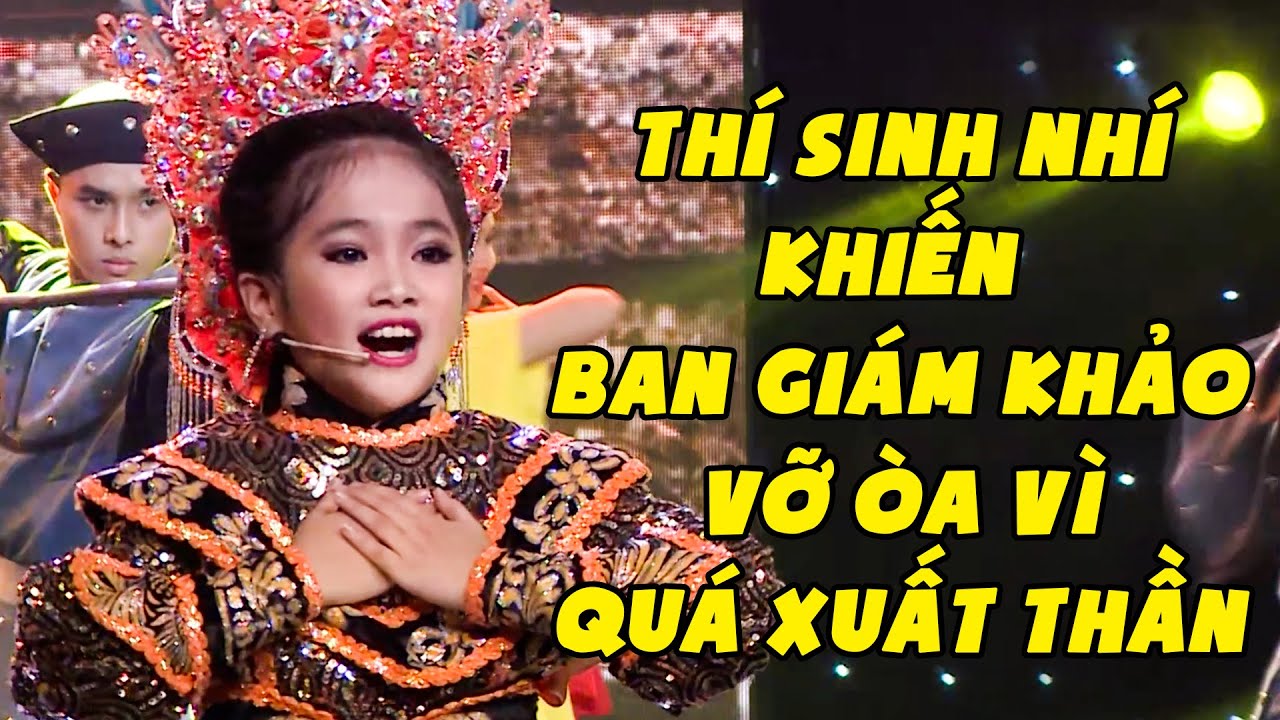 Thí Sinh Nhí Hát Quá Xuất Thần Khiến Khán Giả Như Nổ Tung Cảm Xúc Vì Quá Xuất Sắc | Yêu Ca Cổ THVL