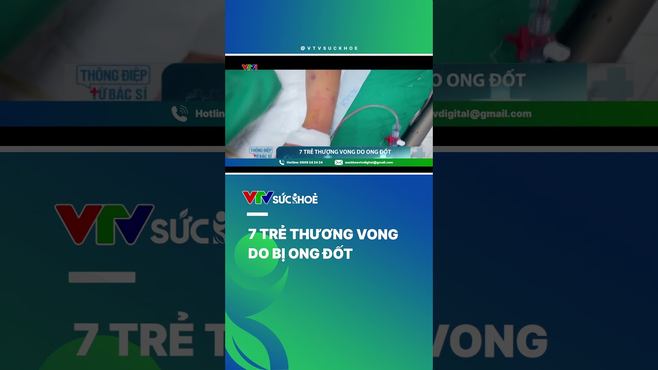 7 học sinh thương vong do bị ong đốt | VTV Sức khỏe #shorts