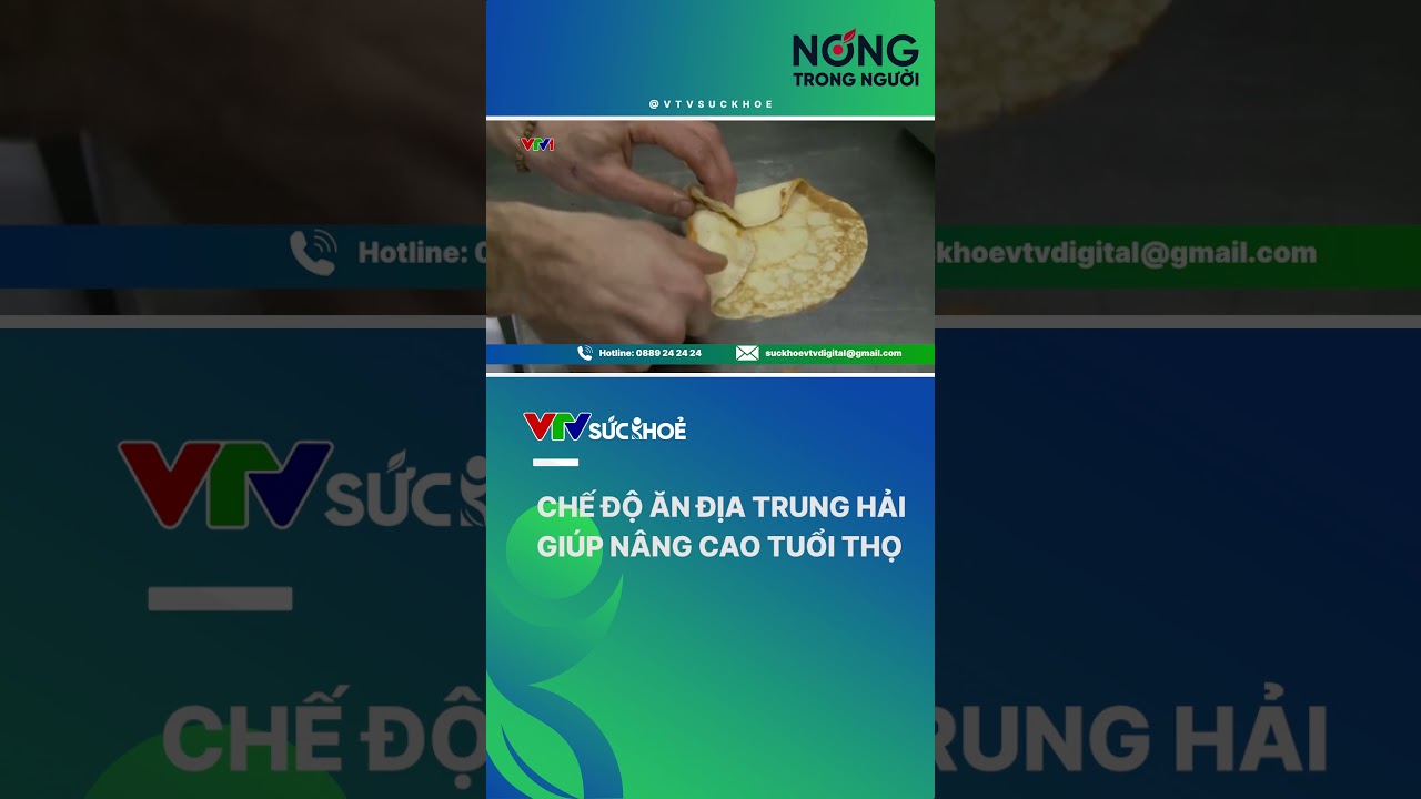 Lối sống Địa Trung Hải giúp phụ nữ sống lâu hơn | VTV Sức khoẻ