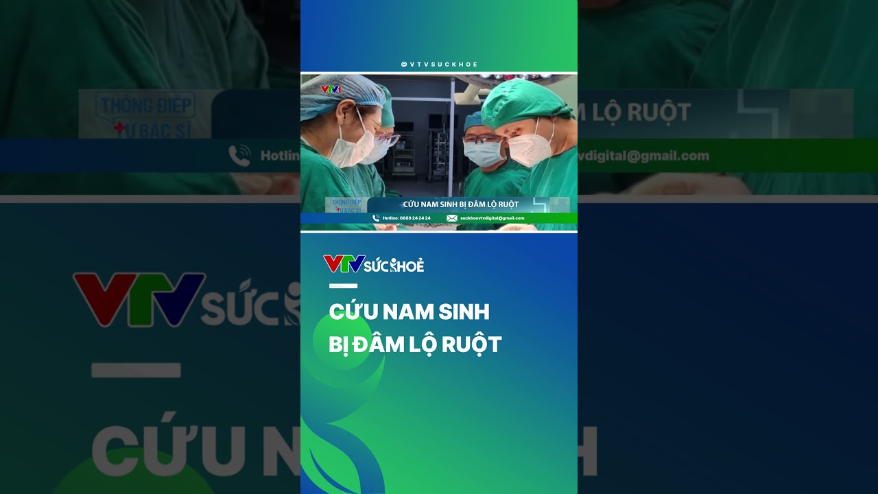 Cấp cứu cho thanh niên bị đâm lộ ruột| VTV Sức khỏe #shorts #vtvsuckhoe #vtvdigital #capcuu