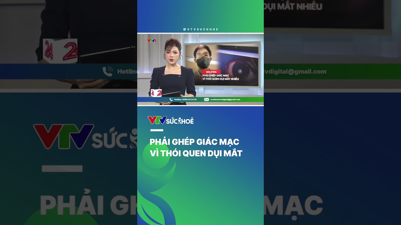 Phải ghép giác mạc vì thói quen dụi mắt nhiều | VTV Sức khỏe #shorts