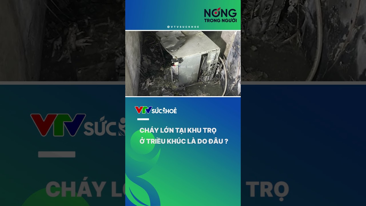 Cháy khu nhà trọ cao tầng ở Triều Khúc