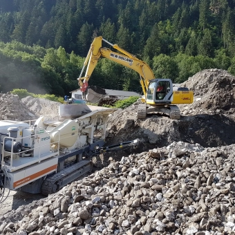 Recyclage de déchets inertes