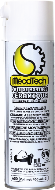 Graisse Blanche PTFE Lubrification longue durée 400 ml - Mecatech