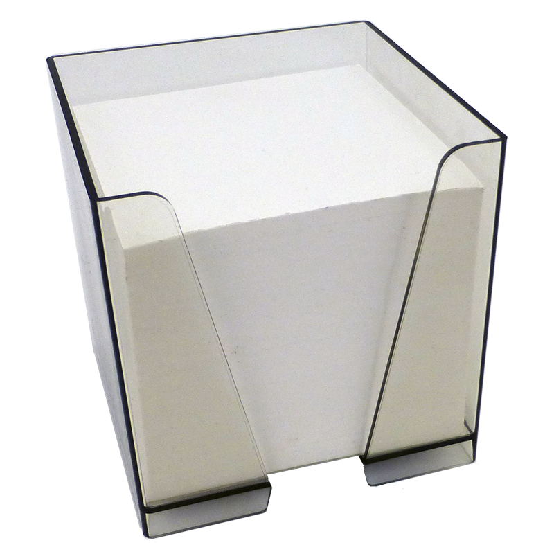 997 - Bloc cube blanc avec container - 90 x 90 x 90 - +/- 800