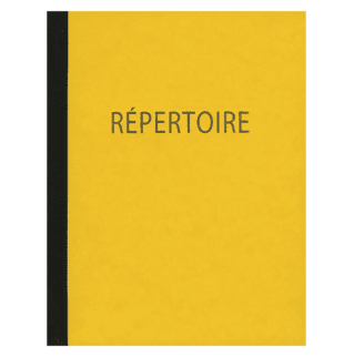 41061 - Répertoire travers avec marge - 230 x 180 - 100 pages - x5