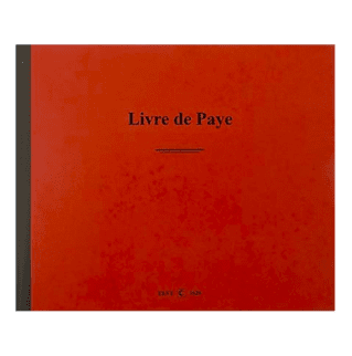 1626 - Livre de paye mensuel - 220 x 270 - 80 pages - x5