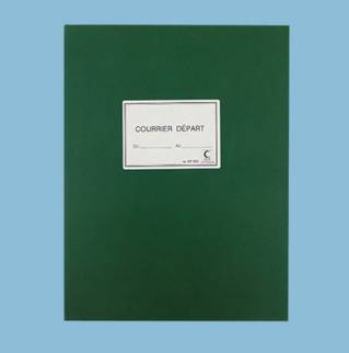 SP530 - Registre "Courrier Départ"  - 320 x 250 - 300 pages