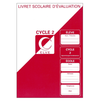 36700 - Livret d'évaluation scolaire, cycle 2 - 297 x 210 - 20 pages - x10