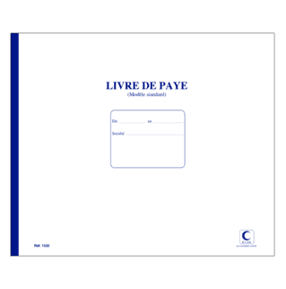 1532 - Livre de paye - 270 x 320 - 40 pages