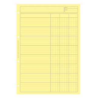 2631 - Bloc audit 3 colonnes  - 297 x 210 - 80 pages