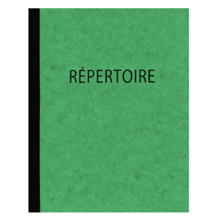 41601 - Répertoire travers avec marge - 297 x 210 - 100 pages - x5
