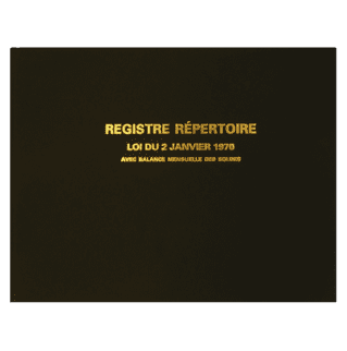 1412 - Registre "Répertoire des Transactions" - 250 x 320 - 200 pages