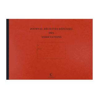97391 - Piqûre "Journal Recettes/dépenses pour associations" - 270 x 370 - 80 pages