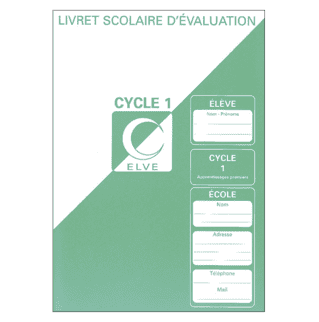  36699 - Livret d'évaluation scolaire, cycle 1 - 297 x 210 - 20 pages - x10