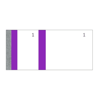 247 - Lot de 10 blocs vendeurs couleur violette - 60 x 135 - 100 feuillets 