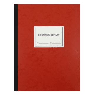 521 - Piqûre "Courrier Départ" 320 x 250 - 100 pages - x5
