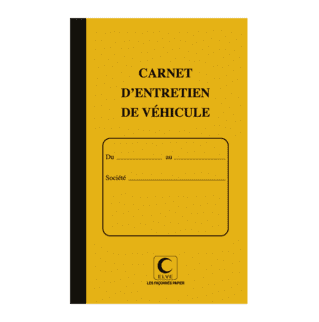 28 - Carnet "Entretien du véhicule" - 210 x 130 - 32 pages - x5