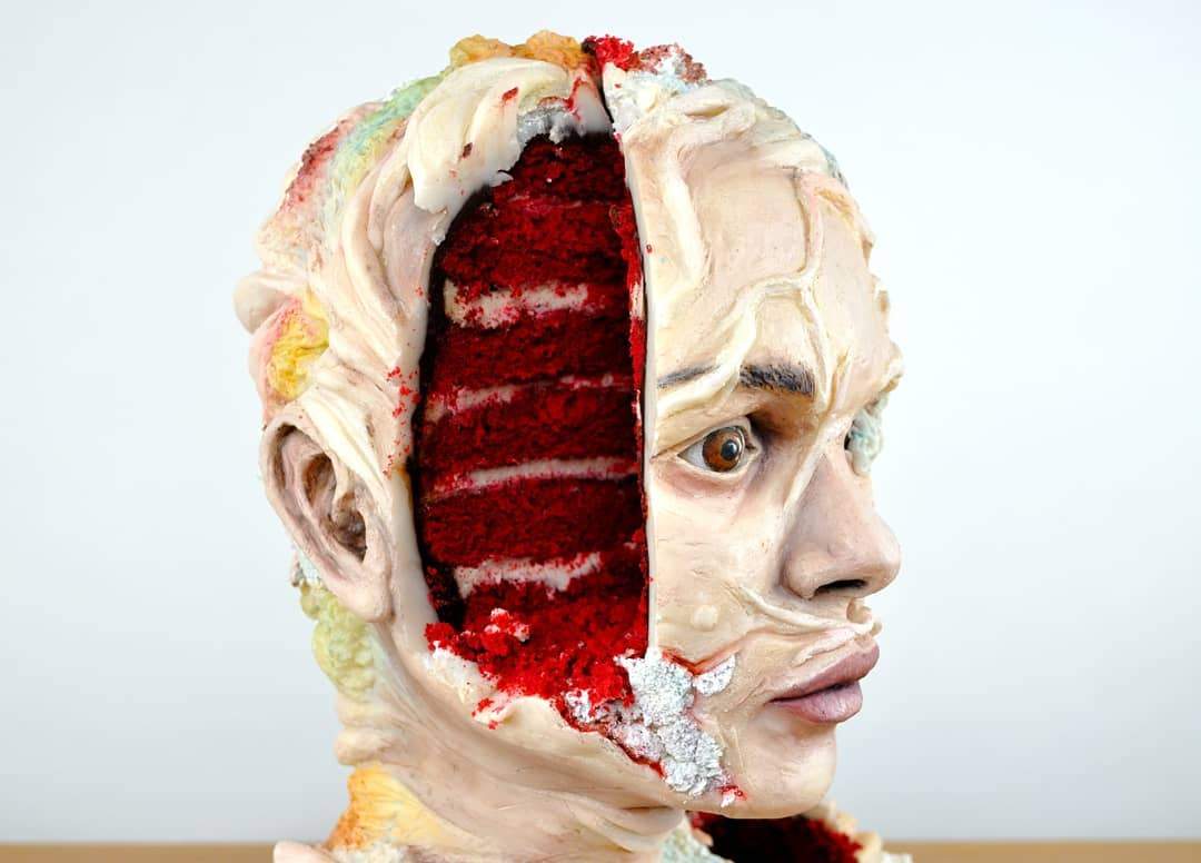 This amazing The Last of Us Clicker bust is a cake!