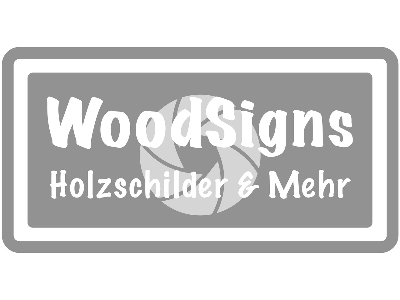 Logo Geschäft WoodSigns - Holzschilder & Mehr