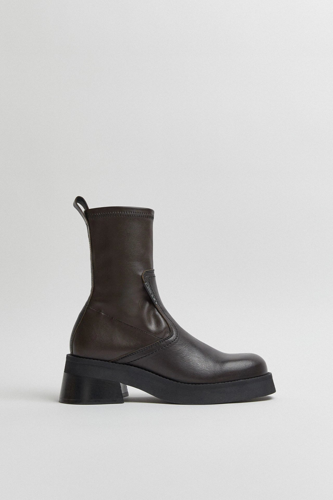 Oliana Brown Ankle Boots