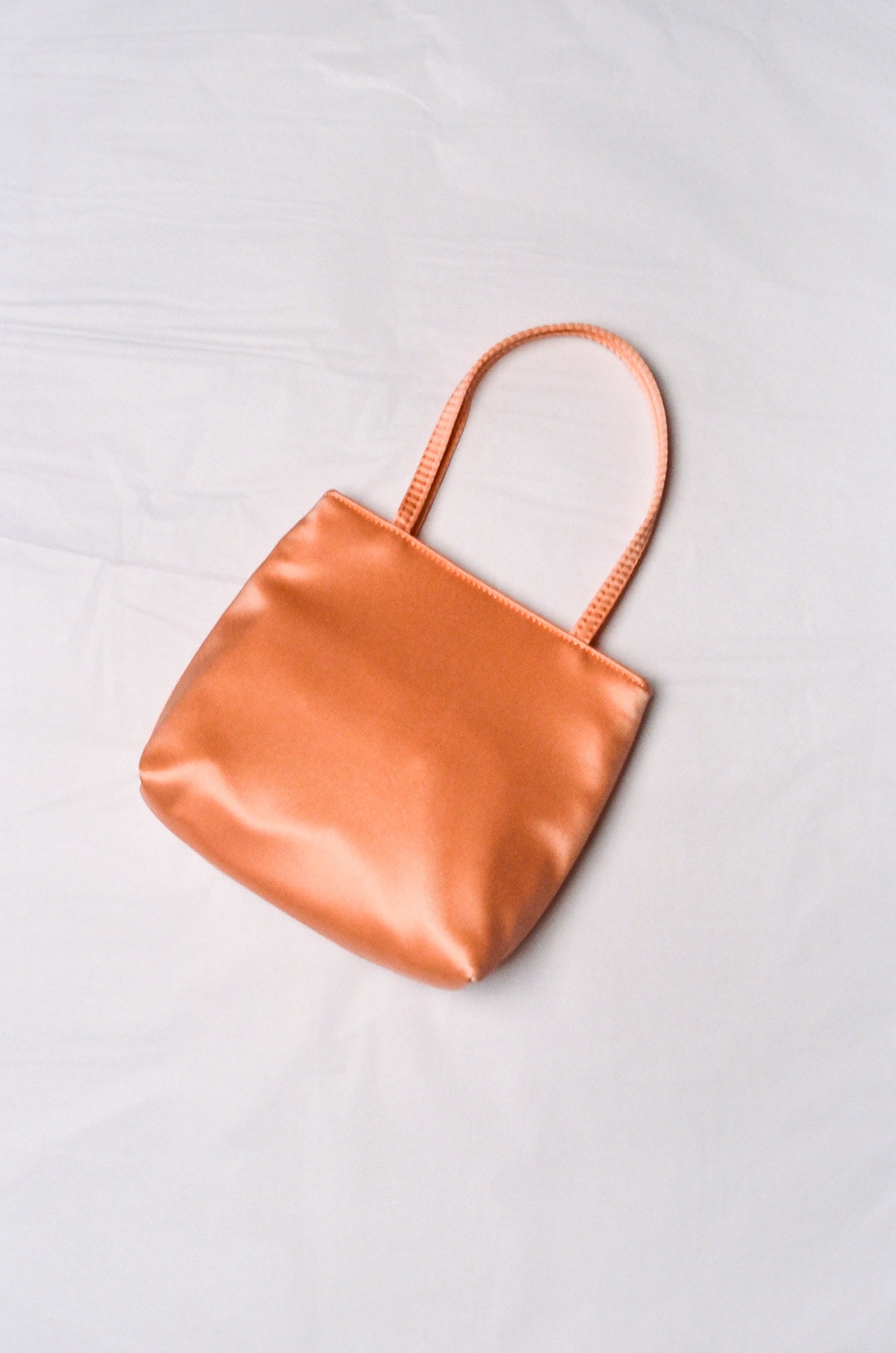 Little Silk Bag In Coral