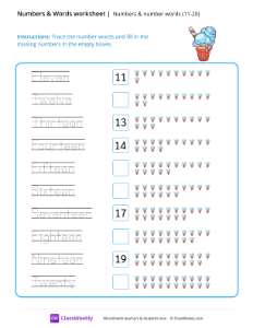 worksheet-Numbers-&-number-words-(11-20)---Ice-Cream