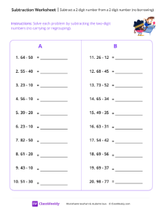 worksheet-Two-Digit-Subtraction---Ping-Pong