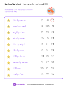 worksheet-Numbers-and-Words-(0-100)---Fish-Love