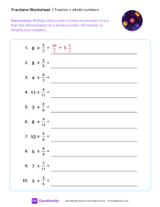worksheet-Fraction-x-Whole-Numbers---Universe