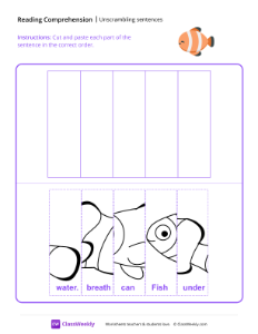 worksheet-Unscrambling-Sentences---Nemo