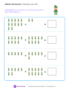 worksheet-Add-objects-(up-to-20)---Elves