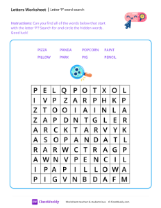 worksheet-Letter-P-word-search---Button-Click