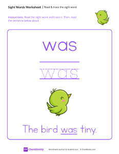 worksheet-Read-&-trace-the-sight-word---Was