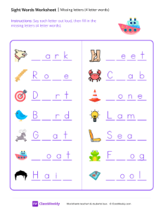 worksheet-Missing-letters-(4-letter-words)---Happy-Boat
