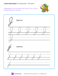 worksheet-Cursive-J