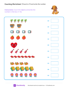 worksheet-Counting-Objects-(1-10)---Dog-Love