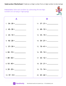 worksheet-Two-Digit-Subtraction---Muscles