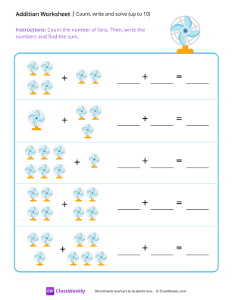 worksheet-Count,-write-and-solve-(up-to-10)---Fan