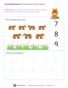 worksheet-Counting-and-number-recognition-(7)---Tiger