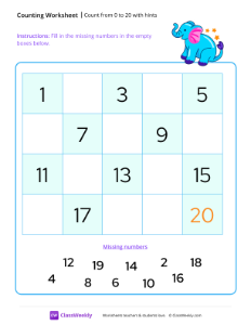 worksheet-Count-from-0-to-20-with-hints