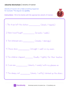 worksheet-Using-Adverbs-of-Manner---Pomegranate
